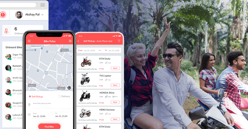 Bike Rental App Development Mobisoft Infotech