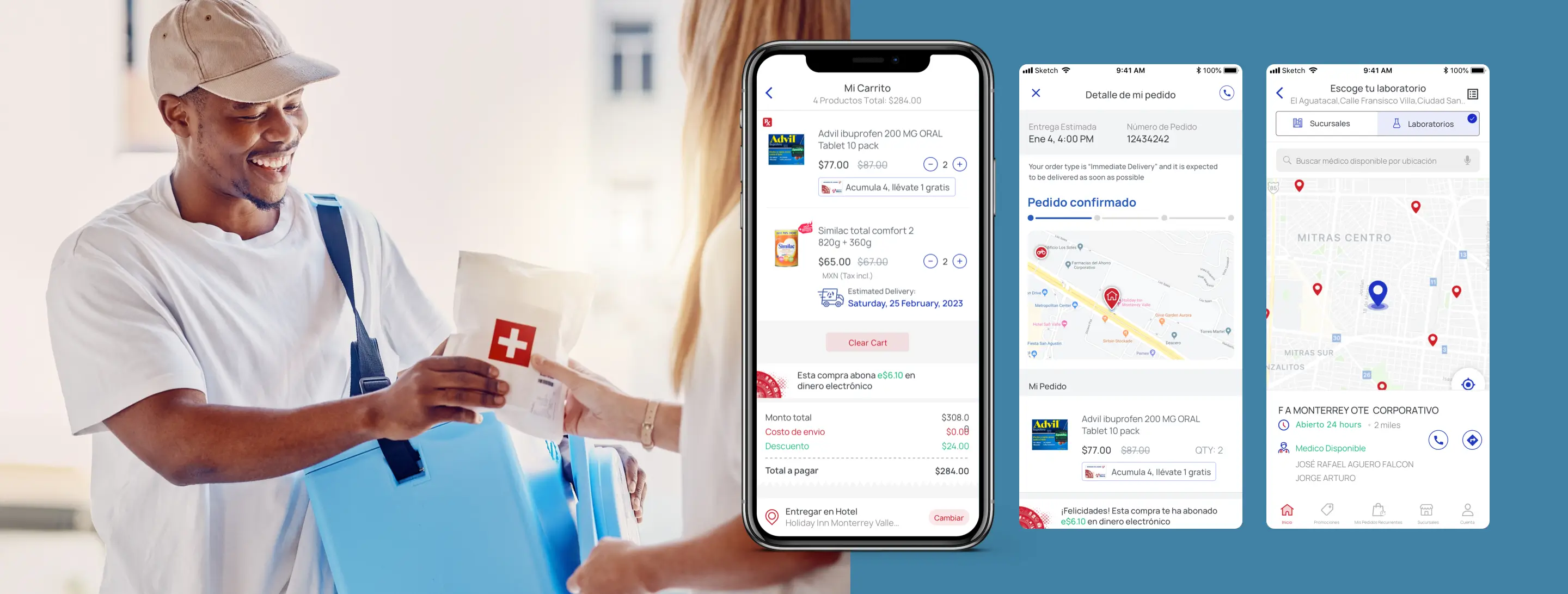 mobile first approach for pharmacy delivery solution