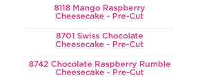 Lists breath taking delicacies