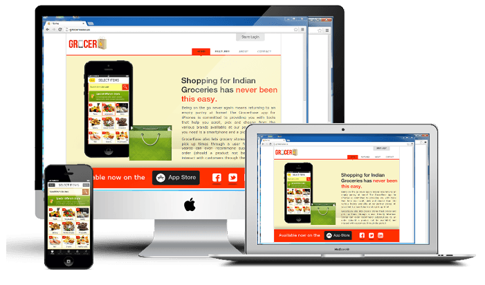 customizable app for grocery business