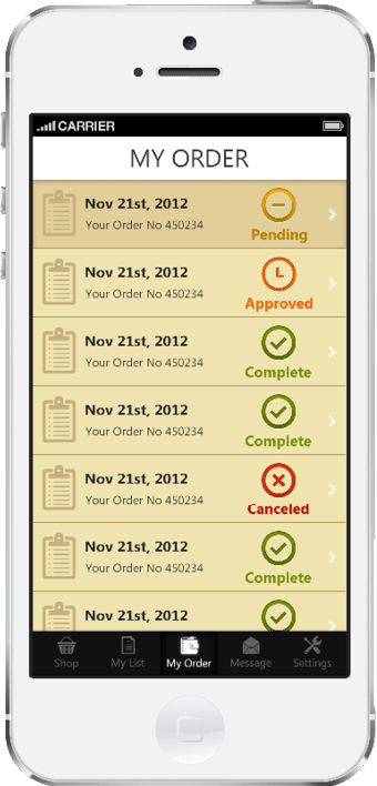 grocery shopping app