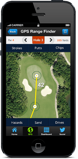 do golf apps use data