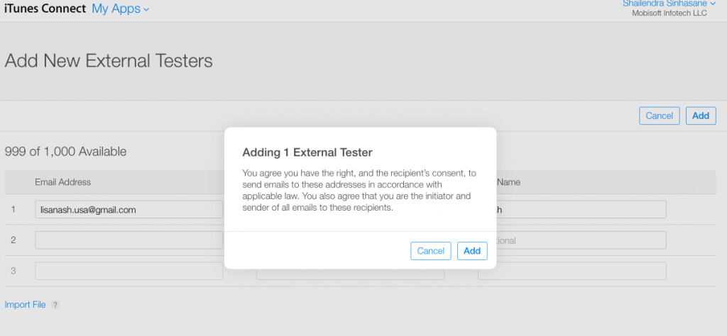 External Testers Beta App Testing for iOS using TestFlight