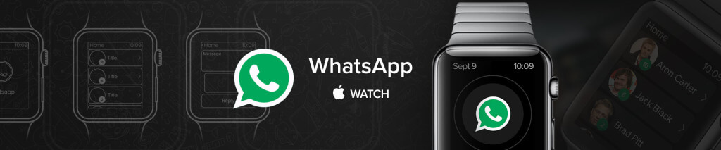 Free Whatsapp Apple Watch Redesign Concept PSD