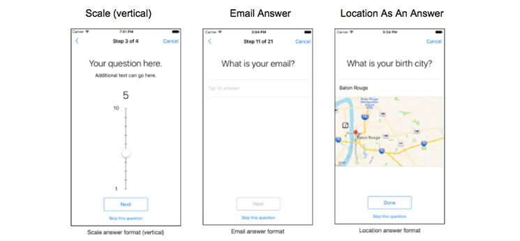 survey answer formats scale-email-locations as an answer formats mobisoftinfotech