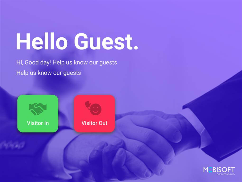 ipad visitor management system mobisoft