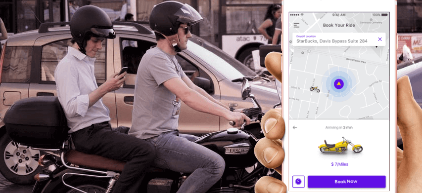 on demand bike taxi app development