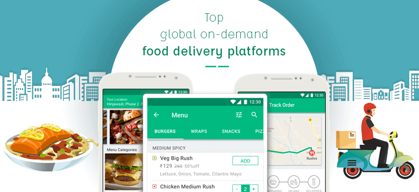 top on demand food delivery platforms globally 1