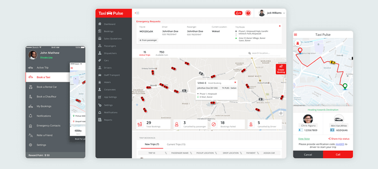 uber like taxi solution by mobisoft infotech