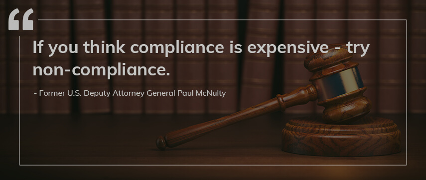 importance of compliance quote