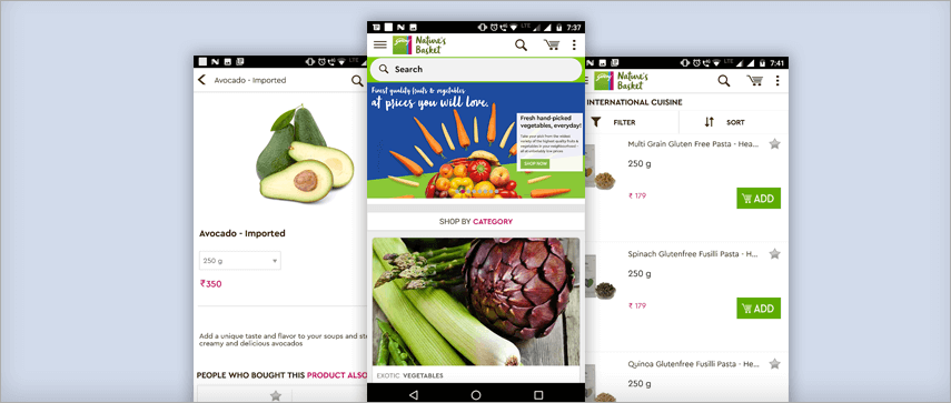 Nature’s Basket app