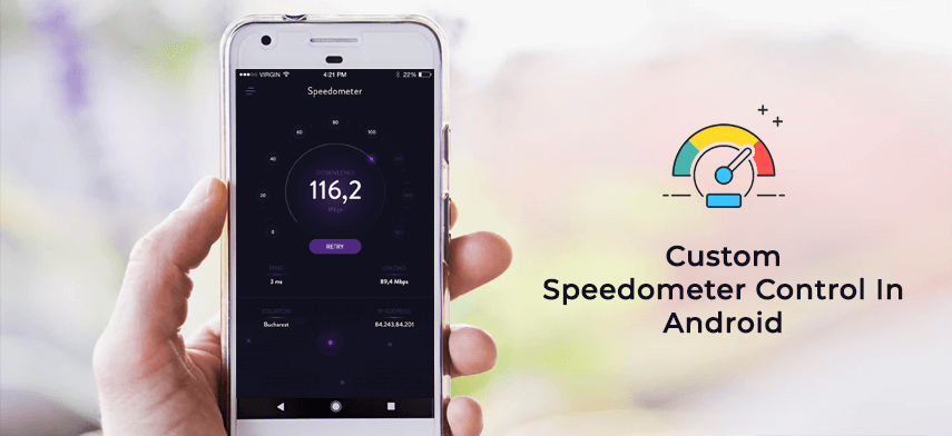 Custom Speedometer Control In Android