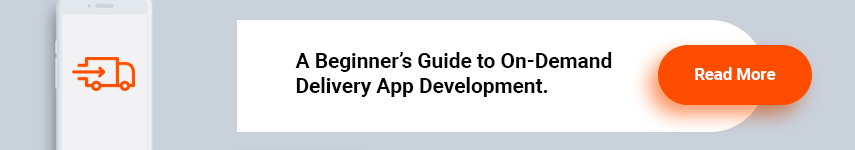 Delivery app development