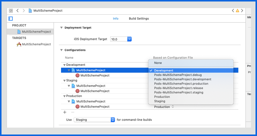 Manage Different Build Settings and Configurations-4