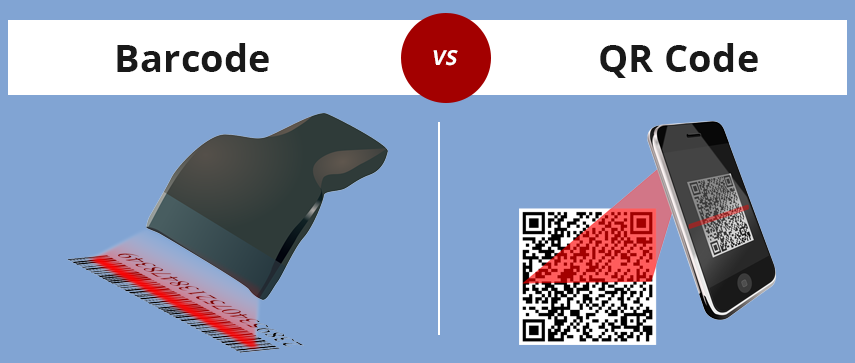 difference between QR code and barcode