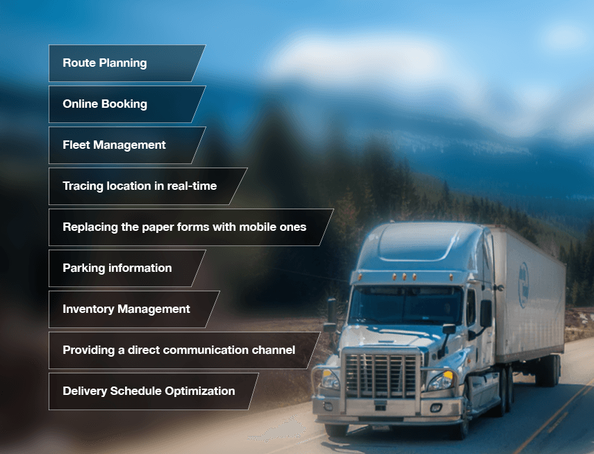 Transportation Logistics Software Features