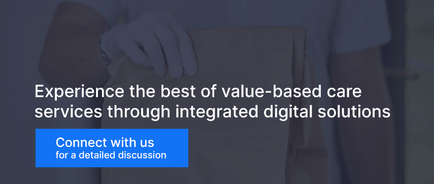 Experience the best of value-based care services through integrated digital solutions. Connect with us for a detailed discussion.