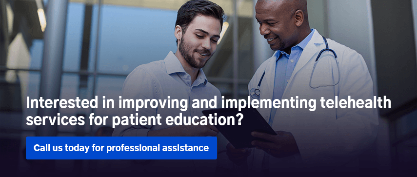 Interested in improving and implementing telehealth services for patient education? 