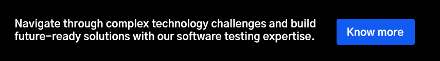 Navigate through complex technology challenges and build future-ready solutions with our software testing expertise.