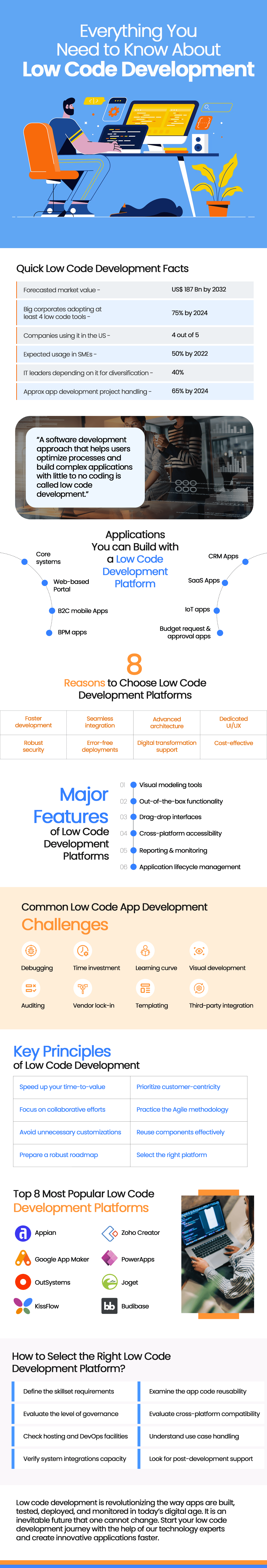 Everything you need to know about Low Code Development Infographic