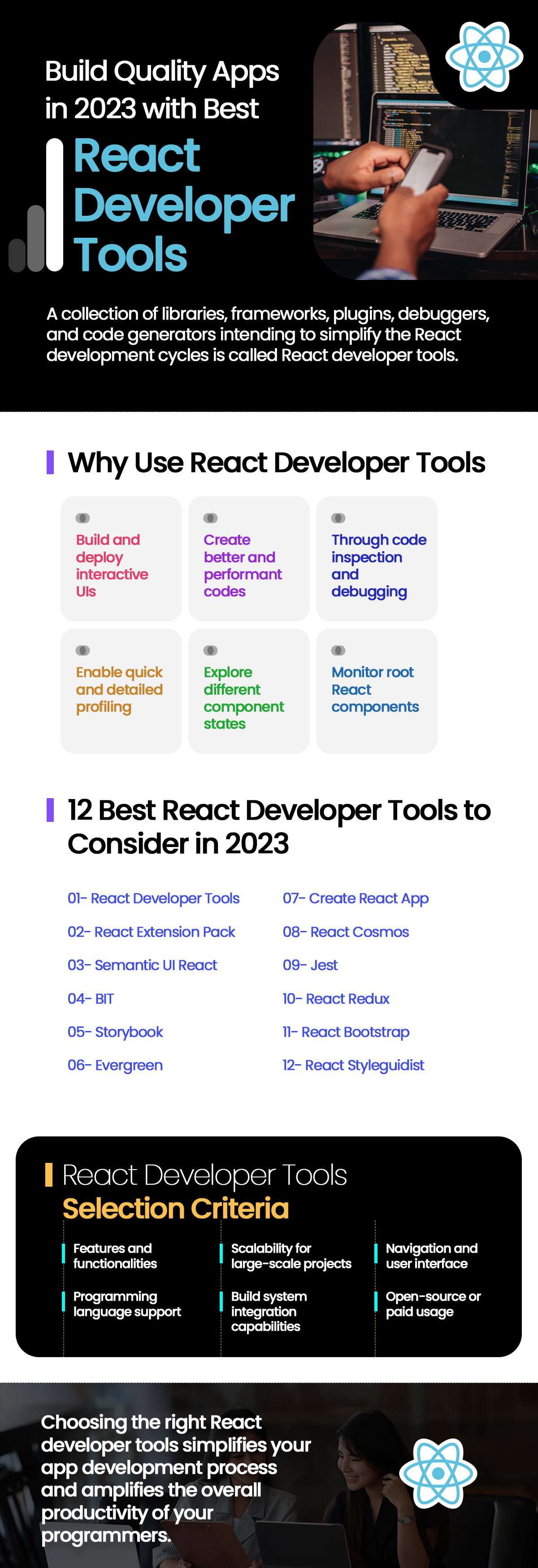 best react developer tools to consider in 2023