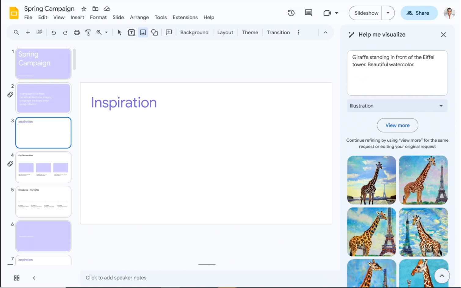 Google slides blog