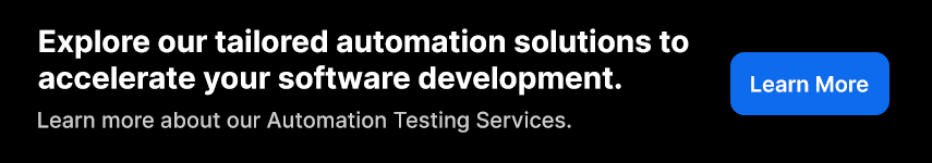Automation Testing Services