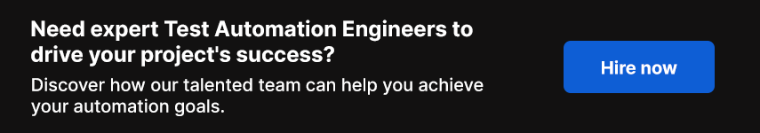 Expert Test Automation Engineers