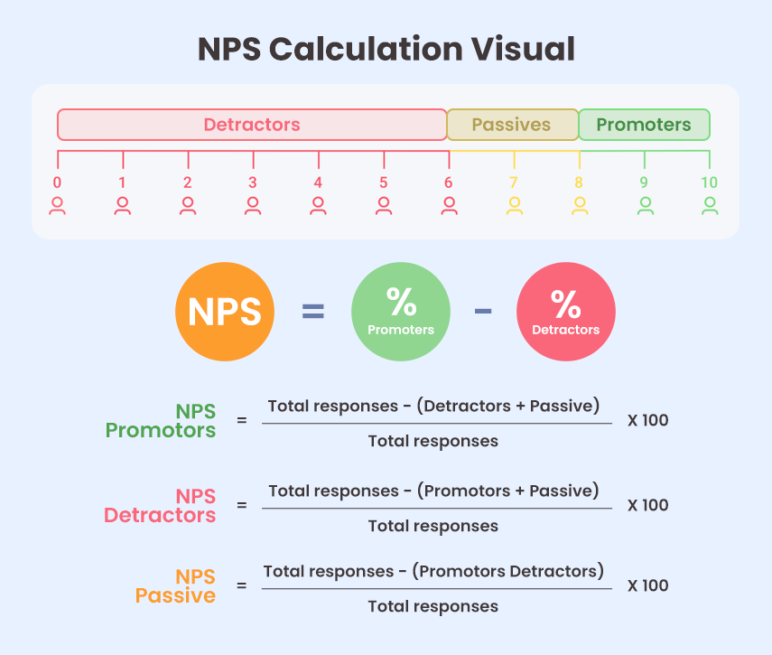 Net Promoter Score (NPS) Calculation Visual
