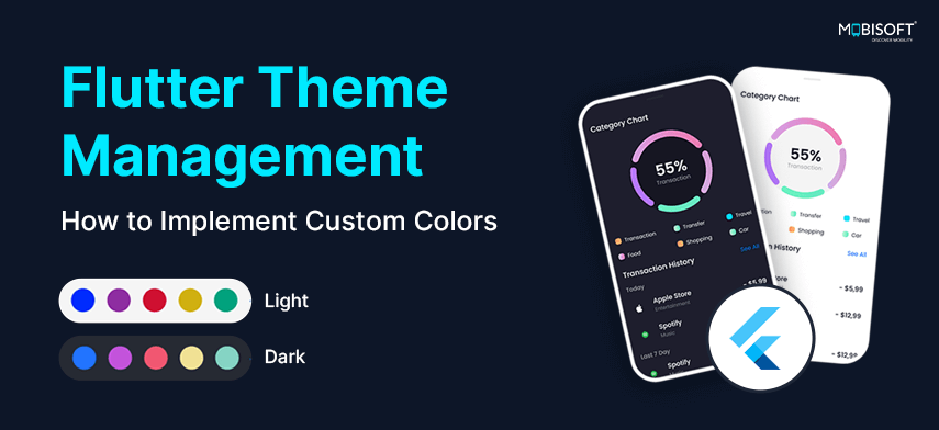 How to implement custom colors in Flutter theme management