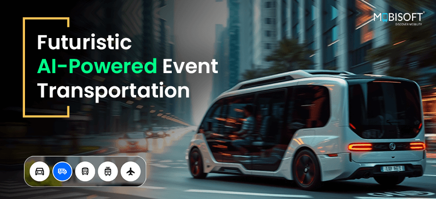 Futuristic AI-powered event transportation system