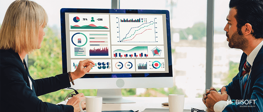 AI-powered data analytics dashboard for crew transportation management