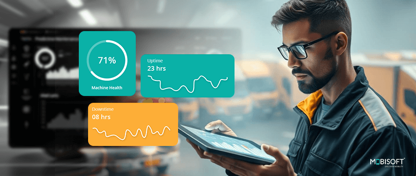 AI-powered predictive maintenance dashboard for fleet management