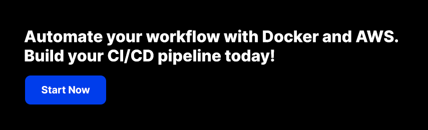 Automate development workflow with Docker and AWS CI/CD