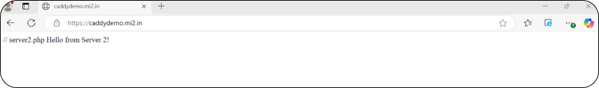 Advanced Caddy load balancing setup with SSL support