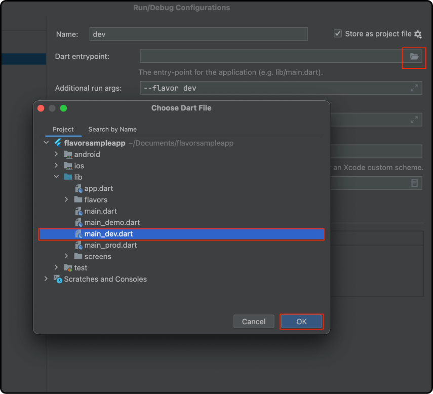 Flutter App Development Configuration - Dev Environmen