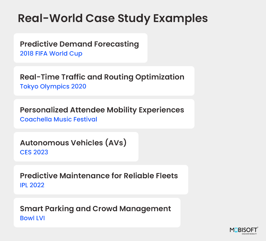 Real-world AI applications in event transportation solutions