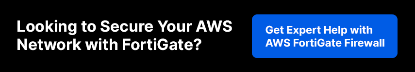 Secure your AWS network with FortiGate firewall.