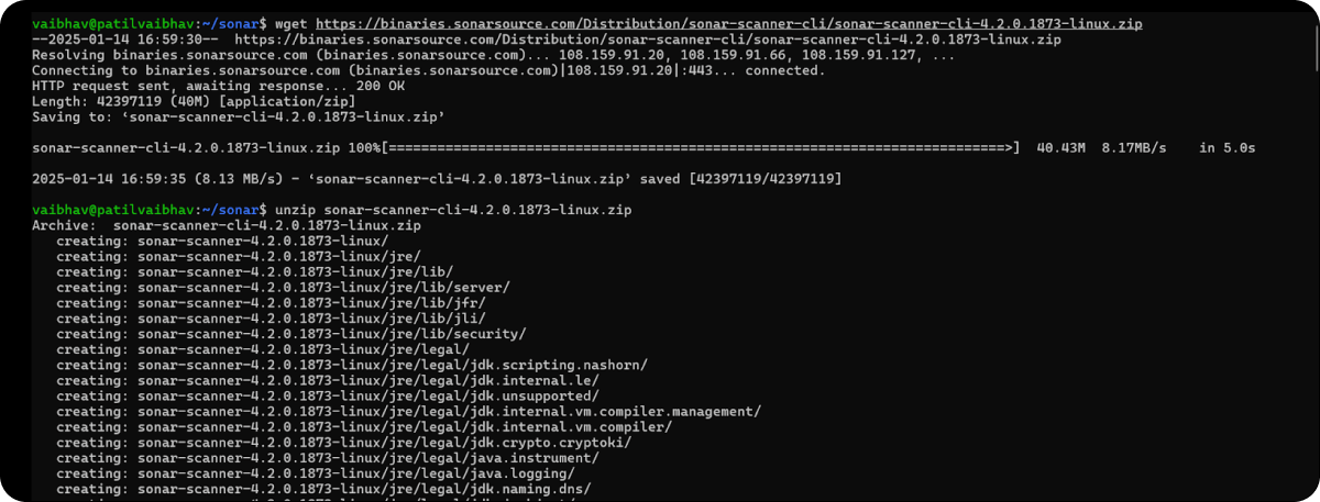 SonarSource website for downloading SonarScanner CLI.