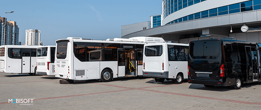 Shuttle bus service for group transportation at events Shuttle bus service providing group transportation at an event, improving efficiency and reducing congestion