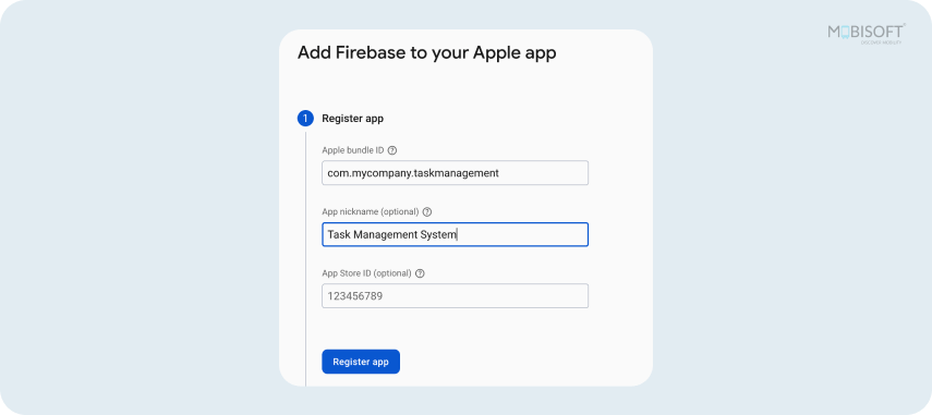 Add Firebase to Your iOS App Integrate Firebase with iOS app