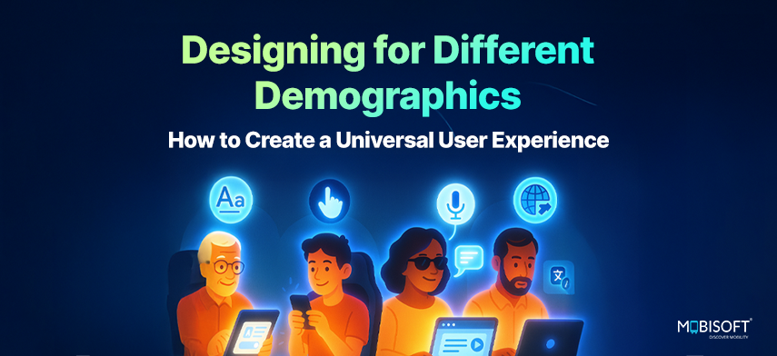 Designing for different demographics to create universal user experience