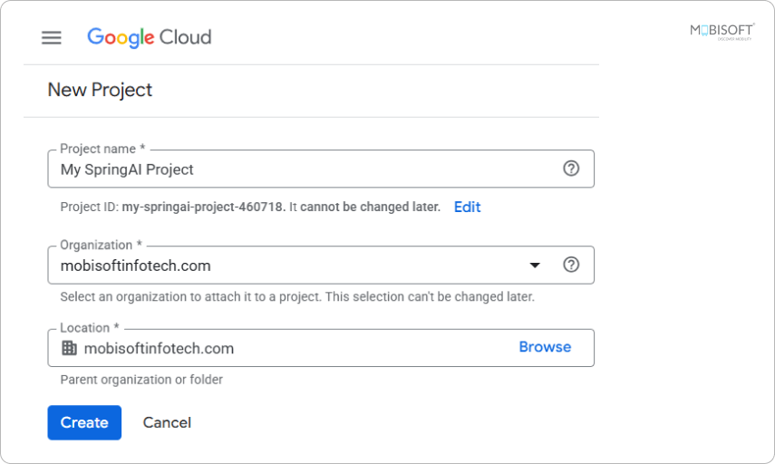 Creating a Google Cloud Project for Java AI Development Steps to create a Google Cloud project for Java AI