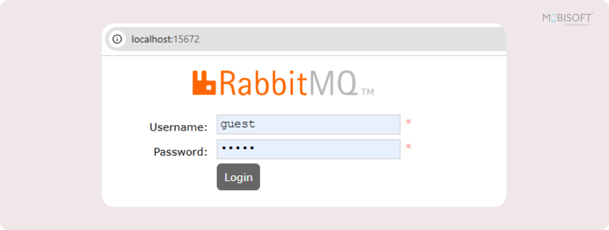 Use Docker to run RabbitMQ for microservice communication.