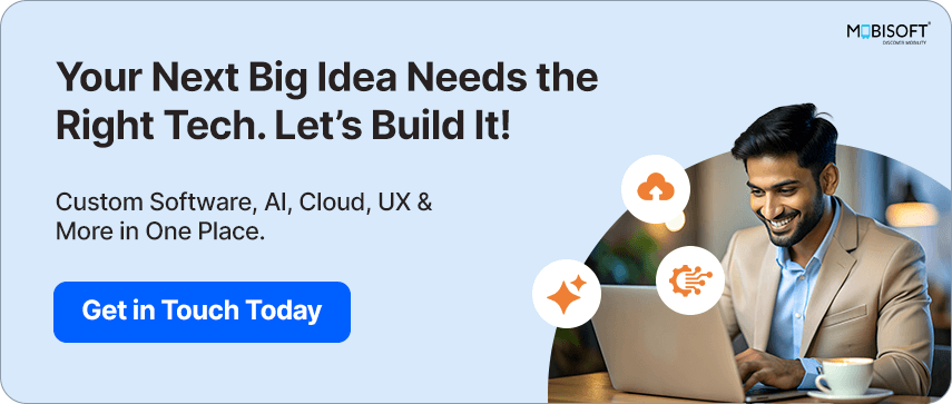 Build the Right Tech with Flutter CTA for building innovative mobile apps with Flutter Dio
