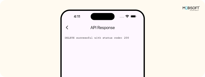 Flutter Dio DELETE Request DELETE request using Dio to remove a post