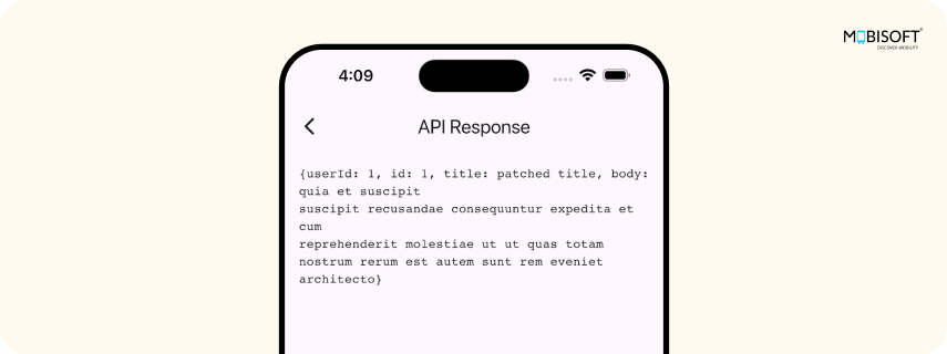 Flutter Dio PATCH Request PATCH request in Flutter Dio updating post title