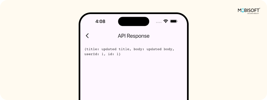 Flutter Dio PUT Request PUT request result in Flutter Dio updating a post