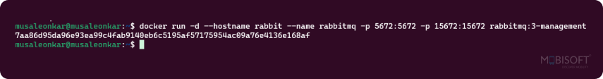 Monitor RabbitMQ Management Portal RabbitMQ Management Portal to monitor microservices messages.