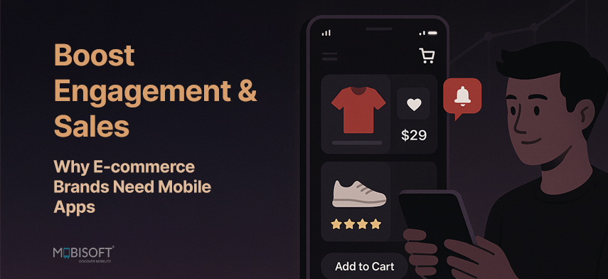 Boost Engagement & Sales: Why E-commerce Brands Need Mobile Apps eCommerce mobile app strategy to boost engagement and sales